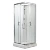 ARTTEC SMARAGD 80 x 80 cm - Sprchový box  model 1 čiré sklo PAN04574