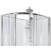 ARTTEC SIRIUS 120 x 90 cm - Sprchový box model 1 čiré sklo + sprchový set pravá vanička PAN04569
