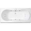 ARTTEC KRONA SURF 180 x 80 cm hydromasážní akrylátová vana PAN04394
