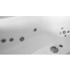 ARTTEC KRONA SURF + CHROMO 180 x 80 cm hydromasážní akrylátová vana PAN04392