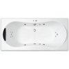 ARTTEC KRONA SURF + CHROMO 180 x 80 cm hydromasážní akrylátová vana PAN04392