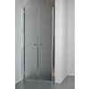 ARTTEC Dvoukřídlé sprchové dveře do niky SALOON 70 - 75 cm grape sklo PAN00962