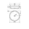 65 4 apus b umyvadlo 500x110 mm