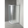 SAPHO ARLEN čtvrtkruhová sprchová zástěna 900x900mm, matné sklo, YR900