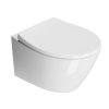 GSI MODO WC sedátko, Soft Close, Quick Release, bílá/chrom MS98C11