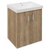 Sapho THEIA umyvadlová skříňka 56,4x70x44,2cm, 2xdvířka, dub alabama TH062-2222