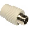 WAVIN EKOPLASTIK PPR přechodka 20mm, 1/2", s kovovým závitem vnějším, navařovací, voda, PP-R, SZE02020RCT