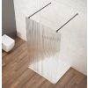 Gelco VARIO BLACK jednodílná sprchová zástěna do prostoru, sklo nordic, 1100 mm GX1511-02