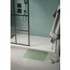 Gedy FUZZY koupelnová předložka, 50x80cm, 100% polyester, protiskluz, zelená 96FY508007