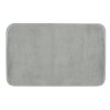 Gedy FUZZY koupelnová předložka, 50x80cm, 100% polyester, protiskluz, šedá 96FY508008