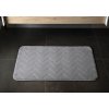 Gedy MOUSSE koupelnová předložka, 50x80cm, 100% polyester, protiskluz, šedá 96MS508008