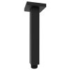 Sapho Sprchové stropní ramínko, hranaté, 200mm, černá mat 1205-07B
