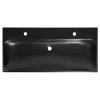 CERASTYLE TORIDI keramické dvojumyvadlo 101x46,5cm, černá mat TU0222B