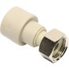 WAVIN EKOPLASTIK PPR přechodka plastová 20mm, 1/2", s převlečnou maticí, svařovací, voda, PP-R, SNAM02020X