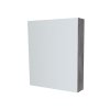Mereo Koupelnová skříňka zrcadlová 60 cm, galerka, 1x dvířka levá, Multidecor, Beton tmavě šedý CN798G61BET2