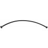 Aqualine Flexibilní nerezová hadice FxF 3/8"x1/2", 60cm, černá mat 33256B