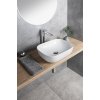 Aqualine Keramické umyvadlo na desku 46x34cm, bílá 46341