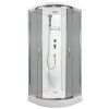9243 4 sprchovy box ctvrtkruh 90 x 90 cm briliant model 2 se stropem sede sklo