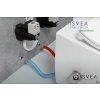 Isvea INFINITY CLEANWASH závěsná WC mísa, integrovaná baterie a bidet. sprška, Rimless, 36,5x53cm, bílá 10NFS1005I