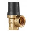 DUCO ventil pojistný 1/2“×3/4“, 2,5bar, 107kW, membránový, závitový, topení, mosaz, 691520.25