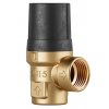 DUCO ventil pojistný 1/2"x1/2", 6 bar, 200kW, membránový, závitový, topení, mosaz, 691515.60