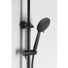 Sapho SOLARIS sprchový sloup s termostatickou baterií, černá mat/chrom WD139BC