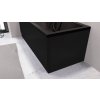 Polysan PLAIN panel boční 70x59cm, černá mat 72669.21