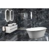Polysan FLORINA volně stojící vana litý mramor, 170x80x61cm, bílá 93858