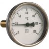 Afriso teploměr BI ST 100, 100mm, zadní, délka jímky 45mm, bimetalový, pro topení, ocel, 64913