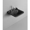 Kerasan WALDORF keramické umyvadlo 60x55cm, černá mat 4140K7