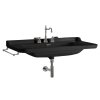 Kerasan WALDORF keramické umyvadlo 120x55cm, černá mat 4144K7