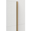 Polysan ESCA GOLD MATT jednodílná sprchová zástěna k instalaci ke stěně, sklo Flute, 700 mm ES1370-04