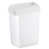 MARPLAST PRESTIGE odpadkový koš nástěnný s víkem a uchycením pytlů, 42l, bílá A74101-1