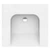 GSI COMMUNITY keramické umyvadlo 60x55cm, bez přepadu a otvoru, bílá ExtraGlaze 7634011