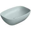 GSI NUBES keramické umyvadlo na desku 50x35cm, ghiaccio mat 978415