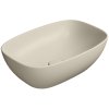 GSI NUBES keramické umyvadlo na desku 50x35cm, creta mat 978408