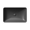GSI PURA keramické umyvadlo na desku 60x38cm, černá mat 883726