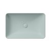 GSI PURA keramické umyvadlo na desku 60x38cm, ghiaccio mat 883715
