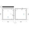 cerne led zrcadlo 700x700 s dotykovym senzorem vykres