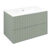 Sapho CIRASA STRIP umyvadlová skříňka 79,8x52x46cm, verde CR801-4444S