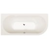 Polysan VIVA L asymetrická vana 175x80x47cm, ivory 70119.4