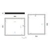 cerne led zrcadlo 800x700 s dotykovym senzorem vykres