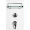 9287 3 04 zavesny sprchovy panel sklenena policka a baterie s prepinacem