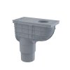 ALCA Univerzální lapač střešních splavenin 300×155/125/110 mm přímý, šedá AGV4S