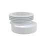 ALCA WC manžeta k volně stojícímu WC, excentrická 20 mm, 90–110 mm, délka 100 mm, PVC, bílé A990