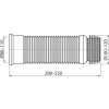ALCA Flexi napojení k volně stojícímu WC, 80–110 mm × 90–110 mm, délka 280–550 mm, PP, bílé A97