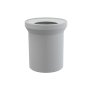 ALCA Dopojení k volně stojícímu WC, přímé, DN 110, délka 150 mm, PP, bílé A91-150