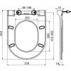 ALCA WC sedátko Slim Softclose, Click systém, Duroplast A67SLIM