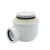 ALCA Sifon vaničkový, pro otvor 50 mm, DN 40, krytka Ø 71 mm, plast, bílá-lesk A47B-50