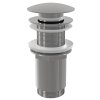ALCA Výpust umyvadlová CLICK/CLACK G 5/4" bez přepadu, velká zátka, kov, chrom-lesk A395